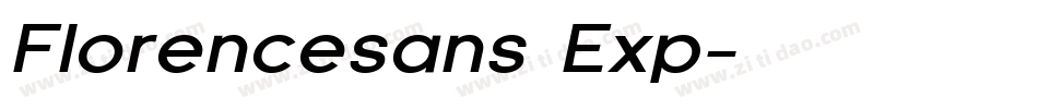 Florencesans Exp字体转换